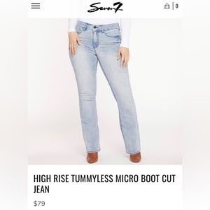 NWT Seven7, size 8, jeans